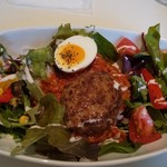 フラッグス カフェ - 季節野菜のロコモコプレート