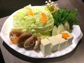 しゃぶしゃぶ 牛芳 - 野菜盛り合わせ