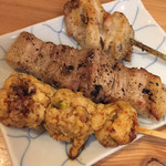 商売繁盛　紅谷町パラダイス - 焼きもの（つくね、豚バラ、ナンコツ）