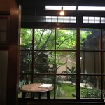 Cafe marble  - 中庭