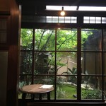 cafe marble  - 中庭