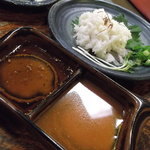 Yakiniku Ueba - 焼肉うえば・白センマイ タレは2種類