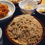 そば一仁 - 料理写真:小海老と野菜のかきあげ天丼セット