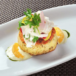 Crab Cake / Meyer Lemon / Radish Salad