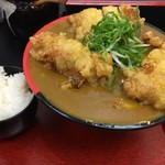 極楽うどん TKU - 鶏天カレーうどん（中盛）（￥950）