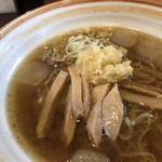 麺屋 むどう - にんにくのみじん切り