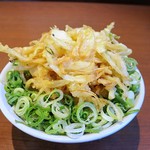 丸亀製麺 - 野菜かき揚げ天丼130円＋130円