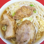 ラーメン二郎 - ラーメン小＋ニンニク