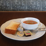 ロイヤルホスト - 彩野菜と大麦のスープ