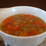 ロイヤルホスト - 彩野菜と大麦のスープアップ