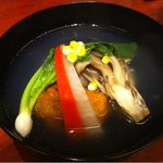 東家 - 甘鯛と蓮根餅の吸い物