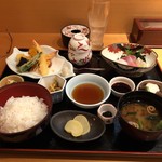 向島 味さい - 天刺御膳 1180円税込み