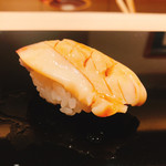 鮨 みずかみ  - 北寄貝の炙り