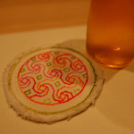 鮨 みずかみ  - 女将さん手作りのコースター