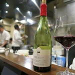 鳥田中 - レモンハイ～日本酒。そしてワインの全快のちゃんぽん(笑)