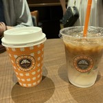 サンマルクカフェ - 2019/06 コーヒー（ブレンド）M 250円（税抜き）とアイスカフェラテ Ｍ 330円（税抜き）