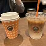 サンマルクカフェ - 2019/06 コーヒー（ブレンド）M 250円（税抜き）とアイスカフェラテ Ｍ 330円（税抜き）