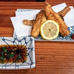 土びん - ふぐ唐揚げ