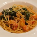 イルグラート - 海老とホウレン草のアメリケーヌソースパスタ