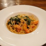 イルグラート - 海老とホウレン草のアメリケーヌソースパスタ