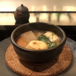 Kohaku - 大根、野菜天ぷら、がんも、アスパラベーコン、湯葉巻き