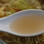タンメン若葉 - スープ