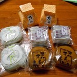 小林開花堂 - 料理写真:購入した和菓子類