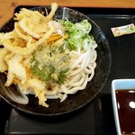 Shourakusha - 野菜カキアゲ天ぶっかけうどん ￥560(会員価格)
