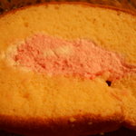 Parer de Delice - ロールケーキ（いちごのクリーム）