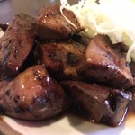 大富食堂 - レバー焼き