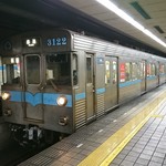 豚珍館 - 上前津からは貴重な3000形に乗れました。