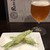 ロトブルワリー 麺や 天空 - 上大岡ビール&インゲンの天ぷら