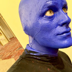 THE RED ROCK - Blue man