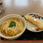 おうどん 瀬戸晴れ - かけ（ひやあつ）中サイズ＆ちくわ天