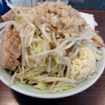 かじろうramen7 - ラーメン小、野菜＆にんにくまし、あぶらマシマシ