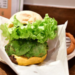 ハラカラ。 - 平日限定セット アボガドチェダーチーズバーガー@税込1,566円