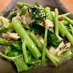 九州酒場 ほまれ - 空心菜アサリ炒め
