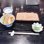 銀座 真田 - せいろと小野菜天丼