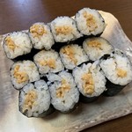 吾妻鮨 - 納豆巻（2本）…税込500円（1本250円で写真は2本分）