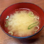 吾妻鮨 - ランチに付く汁もの