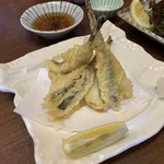 吾妻鮨 - メゴチの天婦羅…税込850円