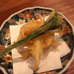 はやかわ家 - 白エビの天ぷら