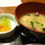 Kantekiya - 香の物、味噌汁