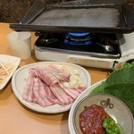 万宝家 - サンギョプサル（2人前）（￥3000）