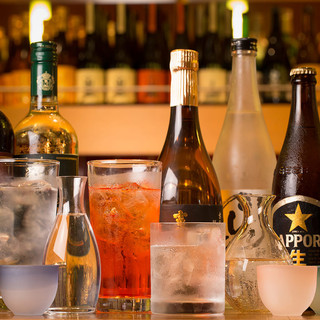 【充実ラインナップ】お食事と相性抜群な日本酒やワインをご用意