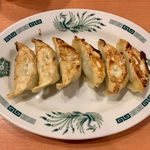 Hidakaya - ガパオ汁なし麺 餃子セット ¥800 の餃子
