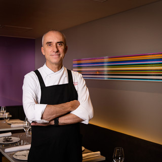 A Spanish Cuisine restaurant run by a chef who received the Civilian Order of Merit.