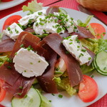 Restaurant Café de la Paix - 山盛りサラダ