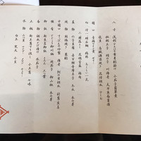 菊乃井 本店 - 献立