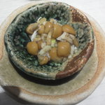 唐仁坂 - スルメとなめたけ